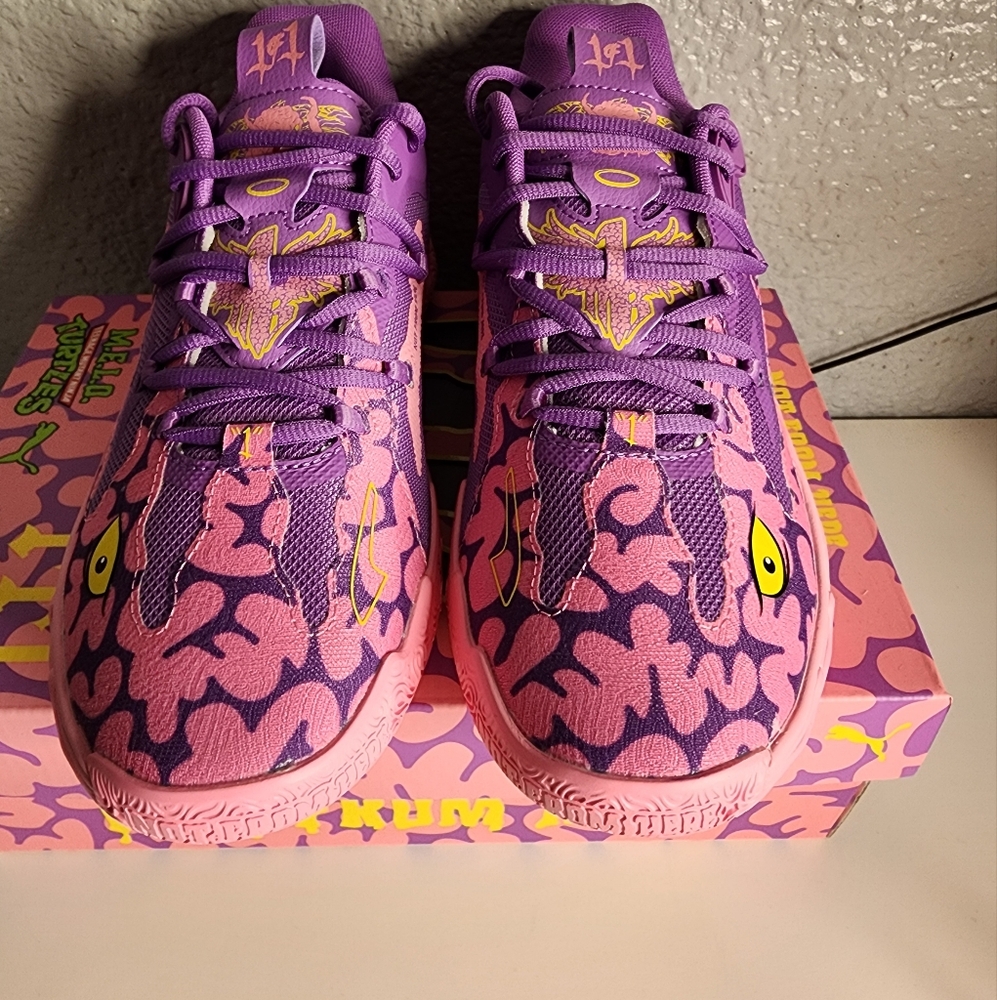 Kids Purple and Pink Sneakers